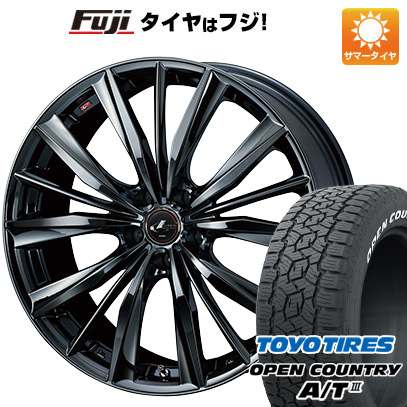 【新品国産5穴114.3車】 夏タイヤ ホイール４本セット 225/65R17 トーヨー オープンカントリー A/T III RWL/RBL ウェッズ レオニス VX 17インチ :fuji 2182 136557 42840 42840:フジ スペシャルセレクション