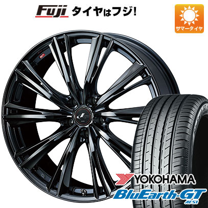 【新品国産5穴114.3車】 夏タイヤ ホイール4本セット 215/55R17 ヨコハマ ブルーアース GT AE51 ウェッズ レオニス WX 17インチ :fuji 1841 136559 28555 28555:フジ スペシャルセレクション