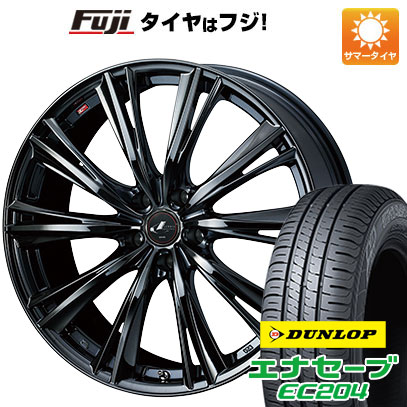 【新品国産5穴114.3車】 夏タイヤ ホイール4本セット 215/55R17 ダンロップ エナセーブ EC204 ウェッズ レオニス WX 17インチ :fuji 1841 136559 25558 25558:フジ スペシャルセレクション