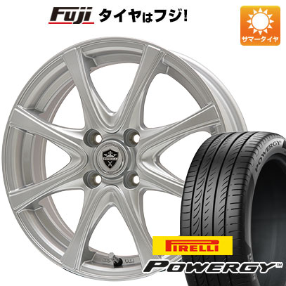 【新品国産4穴100車】 夏タイヤ ホイール４本セット 195/55R15 ピレリ パワジー ブランドル KF25 15インチ :fuji 1848 109643 37000 37000:フジ スペシャルセレクション