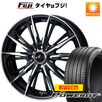 【新品国産4穴100車】 夏タイヤ ホイール4本セット 185/65R15 ピレリ パワジー ウェッズ レオニス GX 15インチ｜fujidesignfurniture