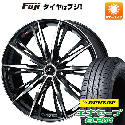 【新品国産5穴114.3車】 夏タイヤ ホイール4本セット 225/50R18 ダンロップ エナセーブ EC204 ウェッズ レオニス GX 18インチ :fuji 1301 136587 25554 25554:フジ スペシャルセレクション