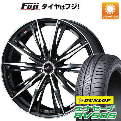 【新品国産5穴114.3車】 夏タイヤ ホイール4本セット 225/50R18 ダンロップ エナセーブ RV505 ウェッズ レオニス GX 18インチ :fuji 1301 136586 29330 29330:フジ スペシャルセレクション