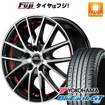 【新品国産5穴114.3車】 夏タイヤ ホイール4本セット 195/55R16 ヨコハマ ブルーアース GT AE51 MID シュナイダー RX27 16インチ :fuji 11361 132872 28564 28564:フジ スペシャルセレクション