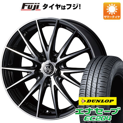 【新品国産5穴114.3車】 夏タイヤ ホイール4本セット 205/60R16 ダンロップ エナセーブ EC204 ウェッズ ライツレー VS 16インチ :fuji 1621 122923 25568 25568:フジ スペシャルセレクション