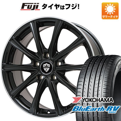 【パンク保証付】【新品国産5穴100車】 夏タイヤ ホイール4本セット 225/60R17 ヨコハマ ブルーアース RV-03 ブランドル ER16B 17インチ｜fujidesignfurniture