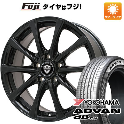 【新品】60系プリウス 夏タイヤ ホイール４本セット 195/60R17 ヨコハマ アドバン dB V553 ブランドル KF25B 17インチ :fuji 28301 109667 43304 43304:フジ スペシャルセレクション