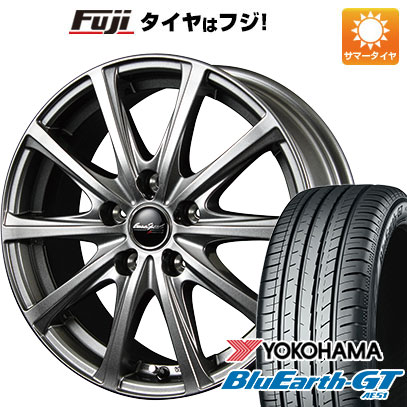 【新品国産5穴114.3車】 夏タイヤ ホイール4本セット 215/60R16 ヨコハマ ブルーアース GT AE51 MID ユーロスピード V25 16インチ｜fujidesignfurniture