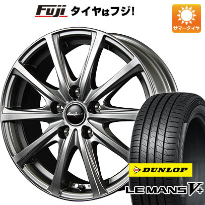 【新品国産5穴100車】 夏タイヤ ホイール4本セット 215/45R17 ダンロップ ルマン V+(ファイブプラス) MID ユーロスピード V25 メタリックグレー 17インチ :fuji 1674 126050 40682 40682:フジ スペシャルセレクション