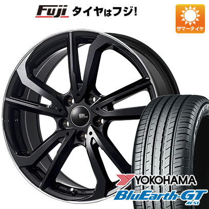 【新品国産5穴114.3車】 夏タイヤ ホイール4本セット 225/50R17 ヨコハマ ブルーアース GT AE51 ブランドルライン レツィオ 17インチ :fuji 1844 110492 28553 28553:フジ スペシャルセレクション