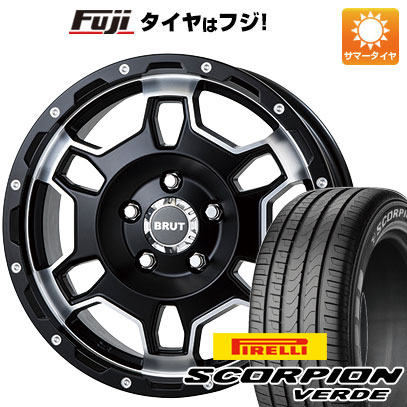 【新品国産5穴114.3車】 夏タイヤ ホイール4本セット 215/70R16 ピレリ スコーピオン ヴェルデ トライスター BRUT BR 66 16インチ :fuji 1581 151457 15757 15757:フジ スペシャルセレクション