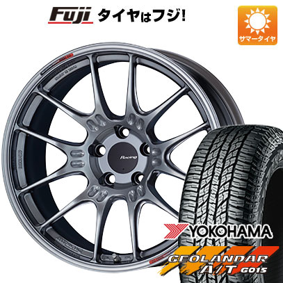 【新品国産5穴114.3車】 夏タイヤ ホイール４本セット 225/60R18 ヨコハマ ジオランダー A/T G015 RBL エンケイ GTC02 18インチ :fuji 1341 150855 31742 31742:フジ スペシャルセレクション