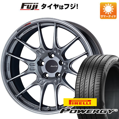 【新品国産5穴114.3車】 夏タイヤ ホイール４本セット 225/60R17 ピレリ パワジー エンケイ GTC02 17インチ :fuji 1845 150835 36987 36987:フジ スペシャルセレクション