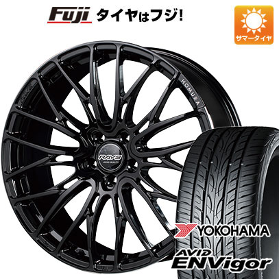 【新品国産5穴114.3車】 夏タイヤ ホイール4本セット 245/45R20 ヨコハマ エイビッド エンビガーS321 レイズ ホムラ 2X10BD 20インチ｜fujidesignfurniture