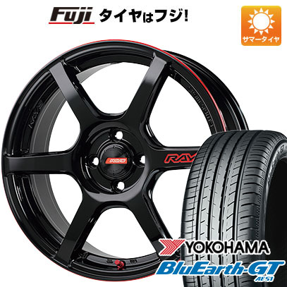 【新品国産4穴100車】 夏タイヤ ホイール4本セット 205/45R17 ヨコハマ ブルーアース GT AE51 レイズ グラムライツ 57C6 TIME ATTACK EDITION 17インチ :fuji 1669 139299 28546 28546:フジ スペシャルセレクション