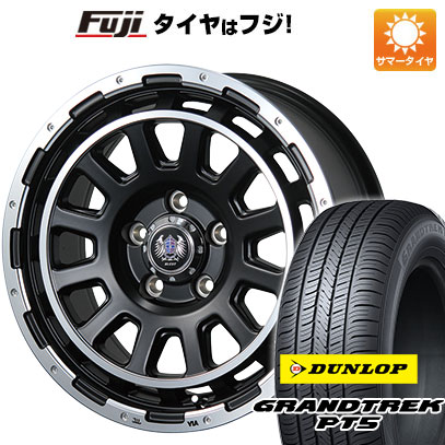 【新品国産5穴114.3車】 夏タイヤ ホイール4本セット 225/70R16 ダンロップ グラントレック PT5 ブレスト バーンズテック DHストリーム 16インチ :fuji 2563 126121 40824 40824:フジ スペシャルセレクション