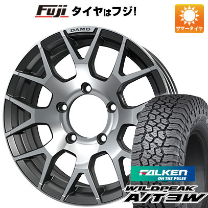 【新品】ジムニー 夏タイヤ ホイール4本セット 175/80R16 ファルケン ワイルドピーク A/T3W ダムド リトルG 16インチ :fuji 16701 108154 33754 33754:フジ スペシャルセレクション