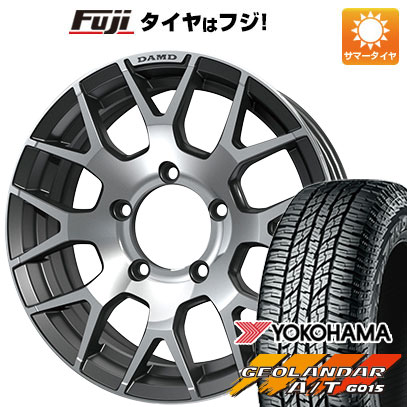 【新品】ジムニー 夏タイヤ ホイール4本セット 175/80R16 ヨコハマ ジオランダー A/T G015 RBL ダムド リトルG 16インチ :fuji 16701 108154 23764 23764:フジ スペシャルセレクション