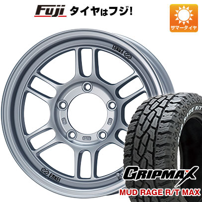 【新品】ジムニーシエラ 夏タイヤ ホイール４本セット 225/70R16 グリップマックス マッドレイジR/T MAX RWL(限定) エンケイ オールロード RPT1 16インチ :fuji 16701 151375 33239 33239:フジ スペシャルセレクション