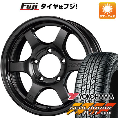 【新品】ジムニー 夏タイヤ ホイール４本セット 175/80R16 ヨコハマ ジオランダー A/T G015 RBL レイズ グラムライツ 57DR X 16インチ :fuji 16701 139236 23764 23764:フジ スペシャルセレクション