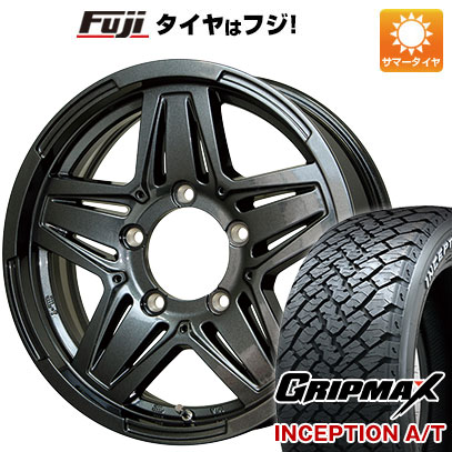 【新品】ジムニーシエラ 夏タイヤ ホイール４本セット 215/70R16 グリップマックス インセプション A/T RWL(限定) ホットスタッフ マッドクロス JB 01 16インチ :fuji 16701 150442 33661 33661:フジ スペシャルセレクション