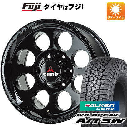 【新品国産6穴139.7車】 夏タイヤ ホイール4本セット 285/75R16 ファルケン ワイルドピーク A/T3W エムクライム アストロ 16インチ｜fujidesignfurniture