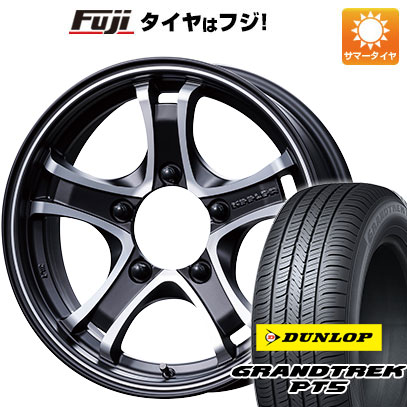 【新品】ジムニー 夏タイヤ ホイール4本セット 175/80R16 ダンロップ グラントレック PT5 エムズスピード キーラー 16インチ :fuji 16701 109137 40811 40811:フジ スペシャルセレクション