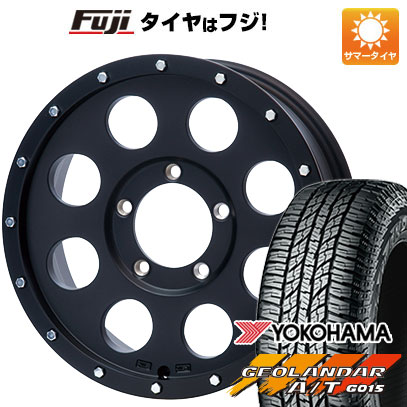 【新品】ジムニー 夏タイヤ ホイール4本セット 215/85R16 ヨコハマ ジオランダー A/T G015 OWL/RBL ソリッドレーシング Iメタル X2 16インチ :fuji 16701 110395 22885 22885:フジ スペシャルセレクション