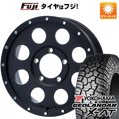 【新品】ジムニー 夏タイヤ ホイール4本セット 195/80R16 ヨコハマ ジオランダー X AT G016 OWL ソリッドレーシング Iメタル X2 16インチ :fuji 16701 110395 34475 34475:フジ スペシャルセレクション