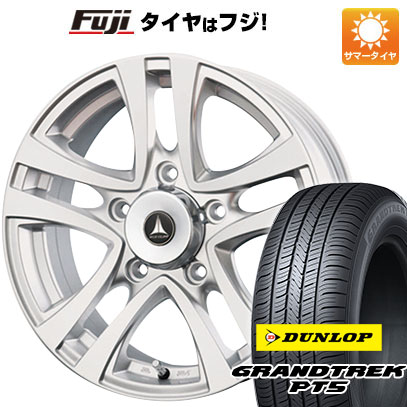 【新品】ジムニー 夏タイヤ ホイール4本セット 175/80R16 ダンロップ グラントレック PT5 テクノピア マッドクリフ 16インチ :fuji 16701 81607 40811 40811:フジ スペシャルセレクション