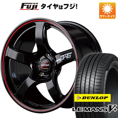 【新品国産5穴114.3車】 夏タイヤ ホイール4本セット 225/45R18 ダンロップ ルマン V+(ファイブプラス) MID RMP レーシング R50 18インチ :fuji 1261 135597 40693 40693:フジ スペシャルセレクション