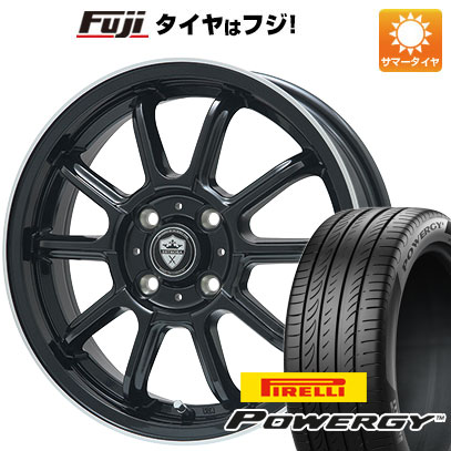 【新品国産4穴100車】 夏タイヤ ホイール4本セット 195/55R15 ピレリ パワジー ブランドル V15BP 15インチ :fuji 1848 115998 37000 37000:フジ スペシャルセレクション