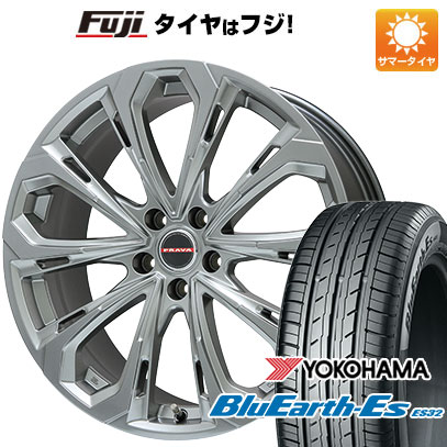 【新品国産5穴114.3車】 夏タイヤ ホイール4本セット 225/55R18 ヨコハマ ブルーアース ES32 ビッグウエイ LEYSEEN プラバ5X 18インチ｜fujidesignfurniture