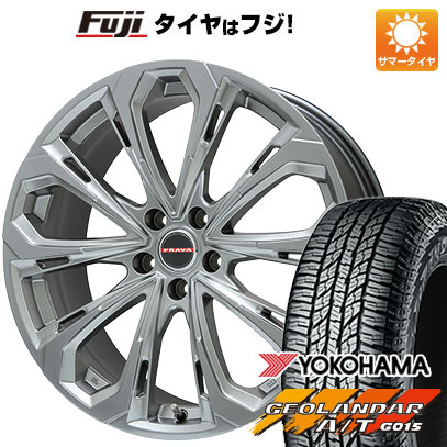 【新品国産5穴114.3車】 夏タイヤ ホイール4本セット 235/60R18 ヨコハマ ジオランダー A/T G015 RBL ビッグウエイ LEYSEEN プラバ5X 18インチ :fuji 27064 115003 22898 22898:フジ スペシャルセレクション