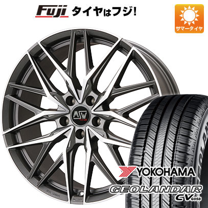 【新品国産車用 5穴114.3車】 夏タイヤ ホイール4本セット 235/55R20 ヨコハマ ジオランダー CV G058 MSW by OZ Racing MSW 50 20インチ