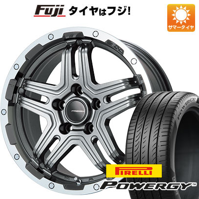 【新品国産5穴114.3車】 夏タイヤ ホイール4本セット 215/65R16 ピレリ パワジー プレミックス グラバス J2(ガンメタ/リムポリッシュ) 16インチ :fuji 1310 112703 36998 36998:フジ スペシャルセレクション