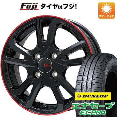 【新品国産車用 4穴100車】 夏タイヤ ホイール4本セット 175/65R14 ダンロップ エナセーブ EC204 ブランドルライン レツィオ 14インチ