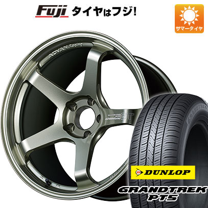 【新品国産5穴114.3車】 夏タイヤ ホイール4本セット 235/55R19 ダンロップ グラントレック PT5 ヨコハマ アドバンレーシング GT ビヨンド 19インチ :fuji 1121 115774 40826 40826:フジ スペシャルセレクション