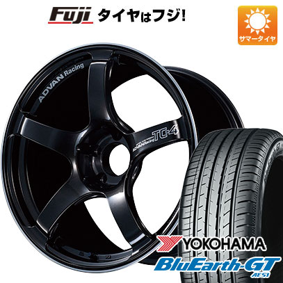 【新品国産4穴100車】 夏タイヤ ホイール4本セット 195/55R15 ヨコハマ ブルーアース GT AE51 ヨコハマ アドバンレーシング TC4 15インチ :fuji 1848 116664 33215 33215:フジ スペシャルセレクション