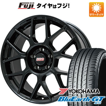 BluEarth - 【新品国産車用 5穴114.3車】 夏タイア 銀輪4本仕かける 235/40R19 ヨコハマ 青味地びた GT AE51 BBS GERMANY XR グロス黒いこと 19in