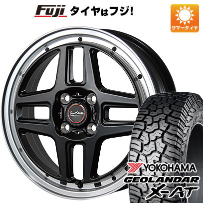 【新品 軽自動車】N BOX タント ワゴンR 夏タイヤ ホイール4本セット 155/65R14 ヨコハマ ジオランダー X AT G016 ブレスト ビートステージ WT C 14インチ :fuji 21721 126107 37561 37561:フジ スペシャルセレクション