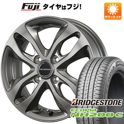 【新品 軽自動車】アトレーワゴン夏タイヤ ホイール4本セット 165/65R13 ブリヂストン エコピア NH200 C ブリヂストン バルミナ DS-M 13インチ｜fujidesignfurniture