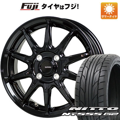 【パンク保証付き】【新品国産4穴100車】 夏タイヤ ホイール４本セット 205/45R17 ニットー NT555 G2 ホットスタッフ ジースピード G 05 17インチ :fuji 1669 150386 28807 28807:フジ スペシャルセレクション