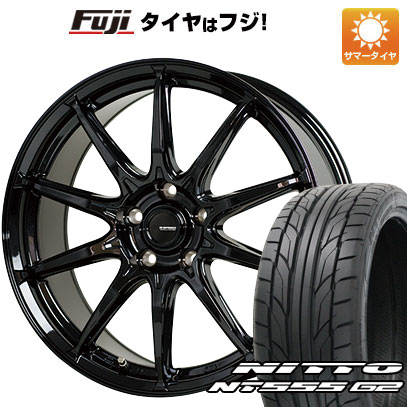 【パンク保証付き】【新品】フリード 5穴/114 夏タイヤ ホイール４本セット 205/45R17 ニットー NT555 G2 ホットスタッフ ジースピード G 05 17インチ :fuji 1670 150387 28807 28807:フジ スペシャルセレクション