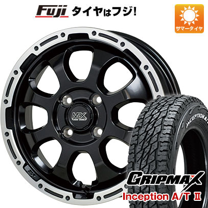 新品 ハスラー デリカミニ(4WD) サマータイヤ ホイール4本セット 165/60R15 GRIPMAX インセプション A/TII RWL ホットスタッフ マッドクロス グレイス 15インチ