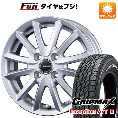 【新品 軽自動車】タフト ソリオ サマータイヤ ホイール4本セット 165/65R15 GRIPMAX インセプション A/TII RWL(限定) コーセイ クレイシズ VS6 15インチ :fuji 21761 126666 42829 42829:フジ スペシャルセレクション