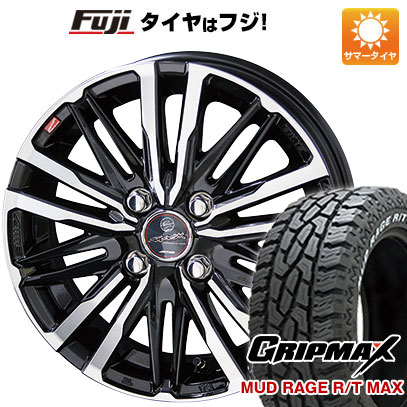 【新品】ライズ/ロッキー（ガソリン） 夏タイヤ ホイール4本セット 195/65R16 マッドレイジR/T MAX RWL(限定) 共豊 スマック クレスト 16インチ :fuji 21101 128783 32791 32791:フジ スペシャルセレクション