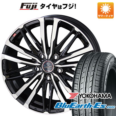 【新品国産5穴114.3車】 夏タイヤ ホイール4本セット 215/55R17 ヨコハマ ブルーアース ES32 共豊 スマック クレスト 17インチ :fuji 1841 128786 35481 35481:フジ スペシャルセレクション