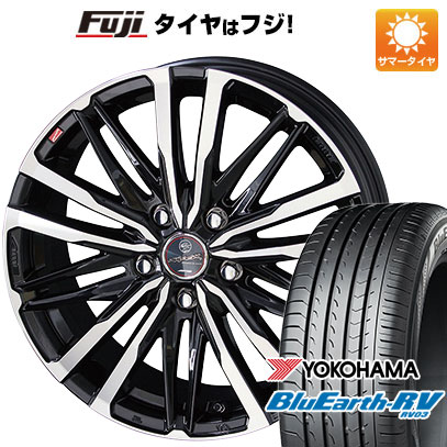 【パンク保証付】【新品国産5穴114.3車】 夏タイヤ ホイール4本セット 225/60R17 ヨコハマ ブルーアース RV 03 共豊 スマック クレスト 17インチ :fuji 1845 128786 36878 36878:フジ スペシャルセレクション