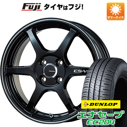 【新品国産4穴100車】 夏タイヤ ホイール4本セット 185/60R16 ダンロップ エナセーブ EC204 レアマイスター CS V6 16インチ :fuji 13442 116371 25573 25573:フジ スペシャルセレクション